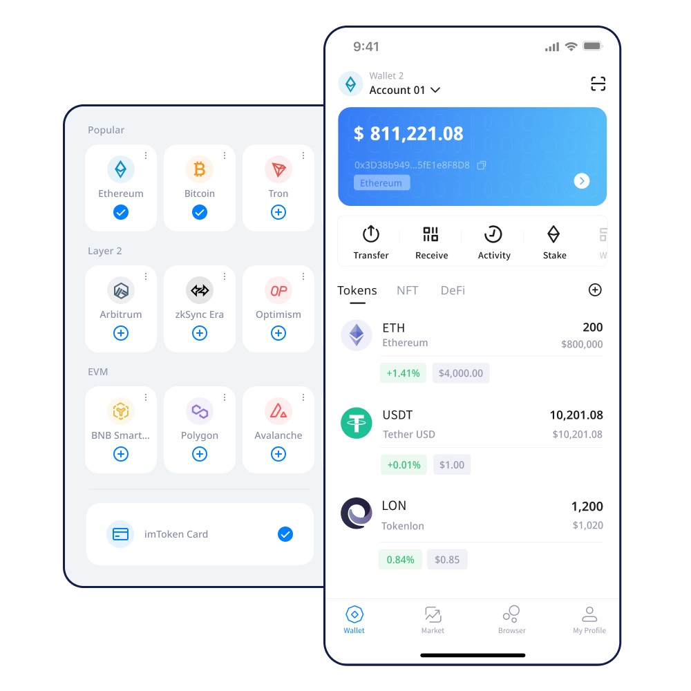 eos映射imtoken钱包-数字资产打点更简便